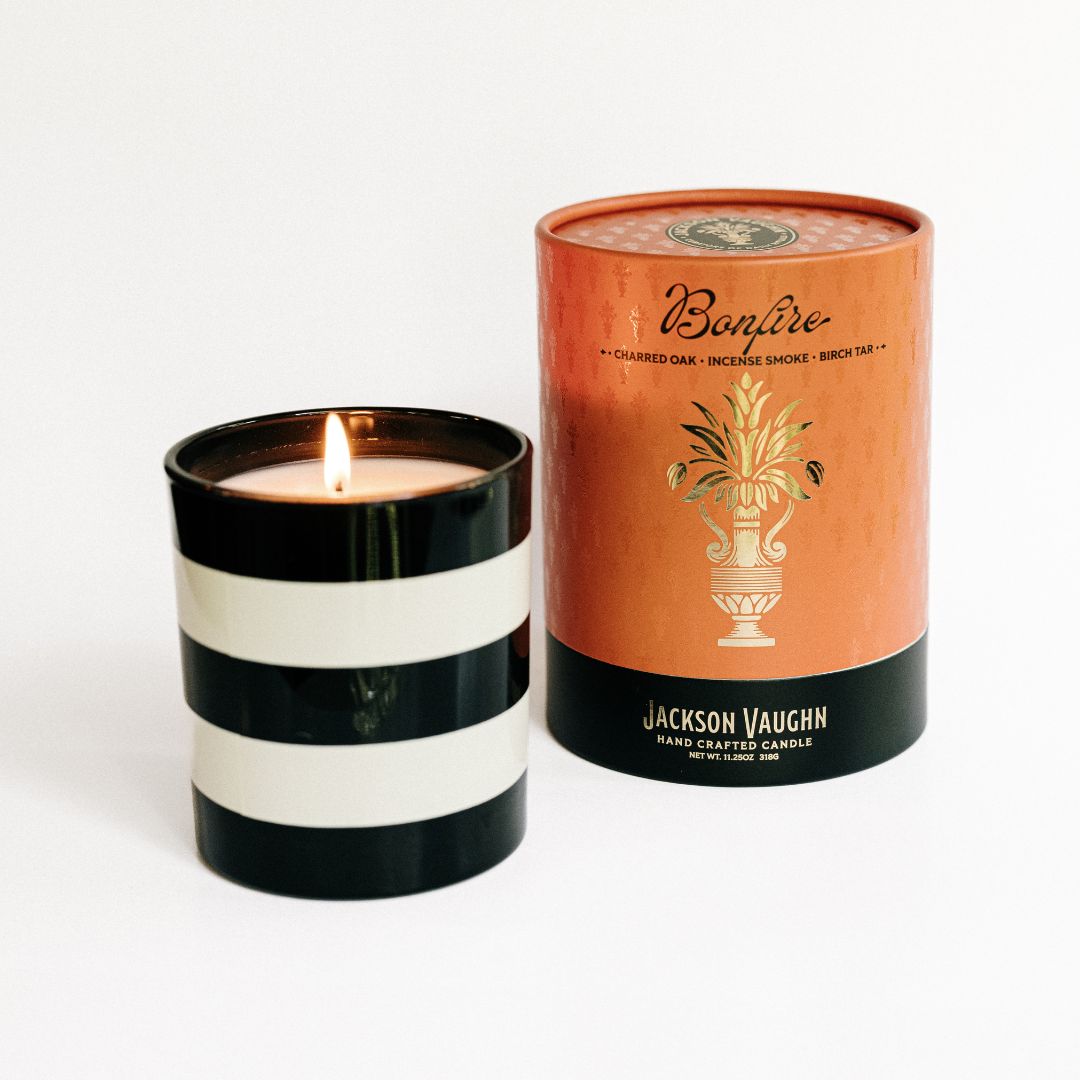 bonfire scented candle