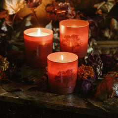 Gilded Leaves Candle