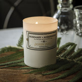 Rosemary + Amberwood Candle