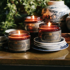 texas summer trio peach candle
