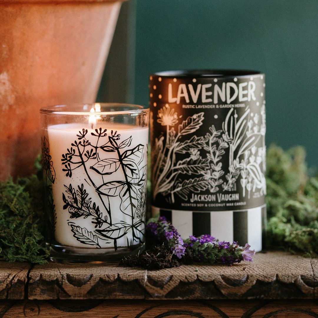 Jackson Vaughn Lavender-scented candle