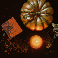 Gilded Pumpkin Candle