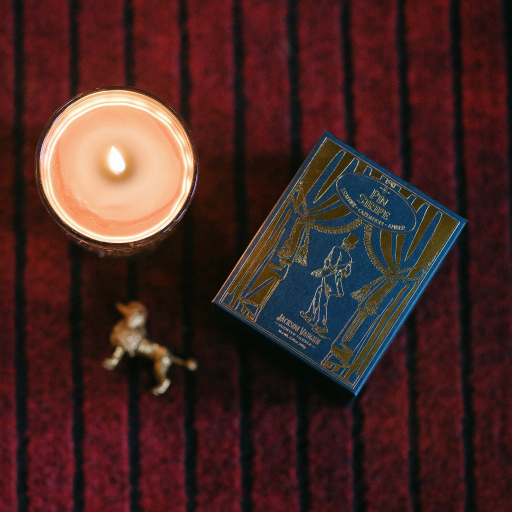 Pin Stripe Candle