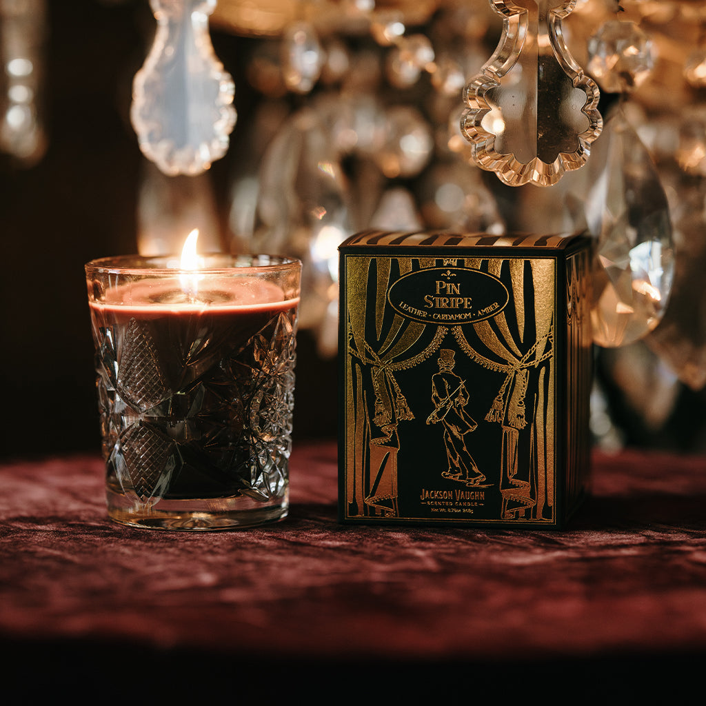 Pin Stripe Candle