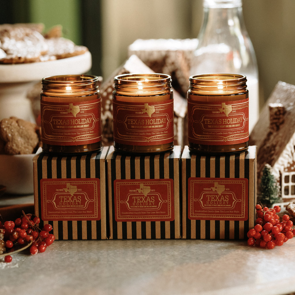 Jackson Vaughn Texas Holiday Candle