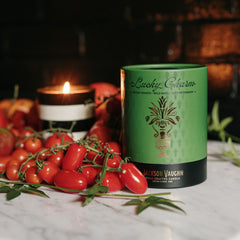lucky charm tomato candle