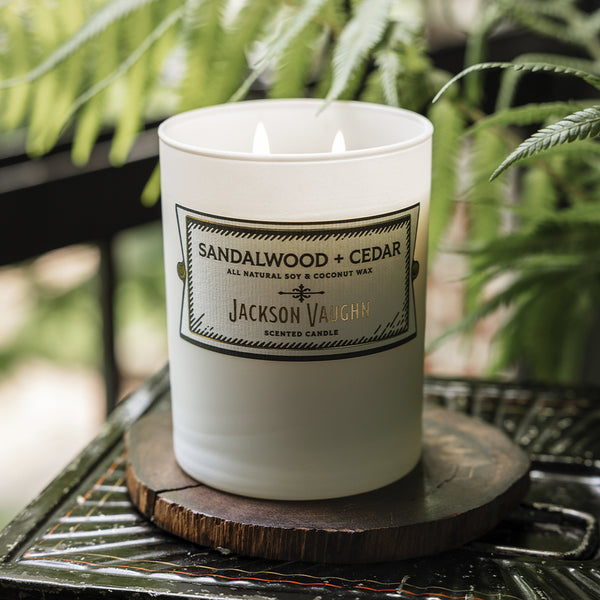 Sandalwood + Cedar Candle – Jackson Vaughn