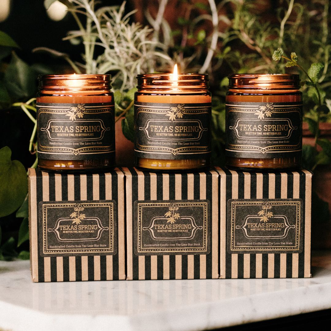 Texas Spring Candle Trio