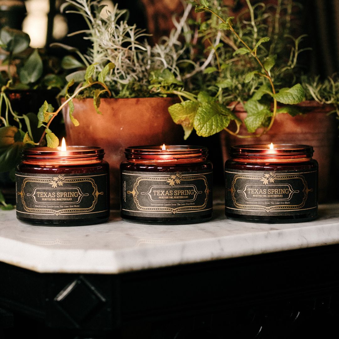 Texas Spring Candle Trio