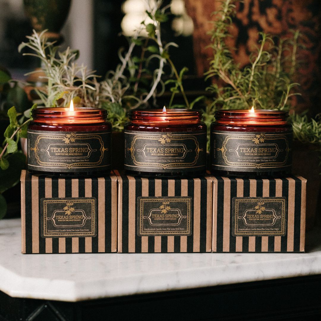 Texas Spring Candle Trio