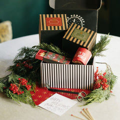texas holiday candle gift set