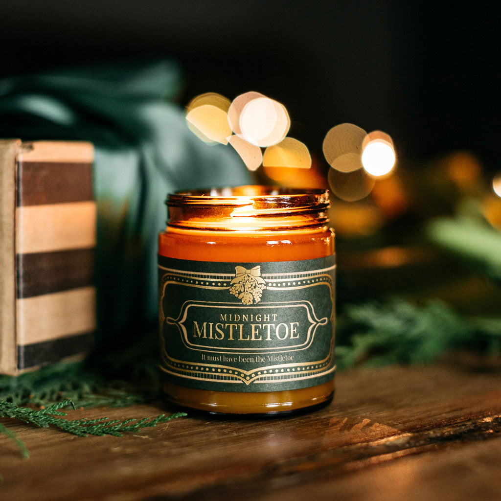 Midnight Mistletoe Candle